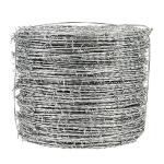 Galvanized Barbed Wire 2.5mm Iron Wire 1.5-3cm Barb Length Hebei Green Woven Bag