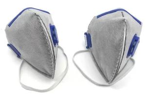 China Grey Color FFP3 Dust Mask , FFP3 Respirator Mask Non Woven Fabric Material factory