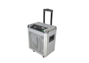 China Outdoor Portable Trolley Speaker Metallic Material Highly Durable For Party factory