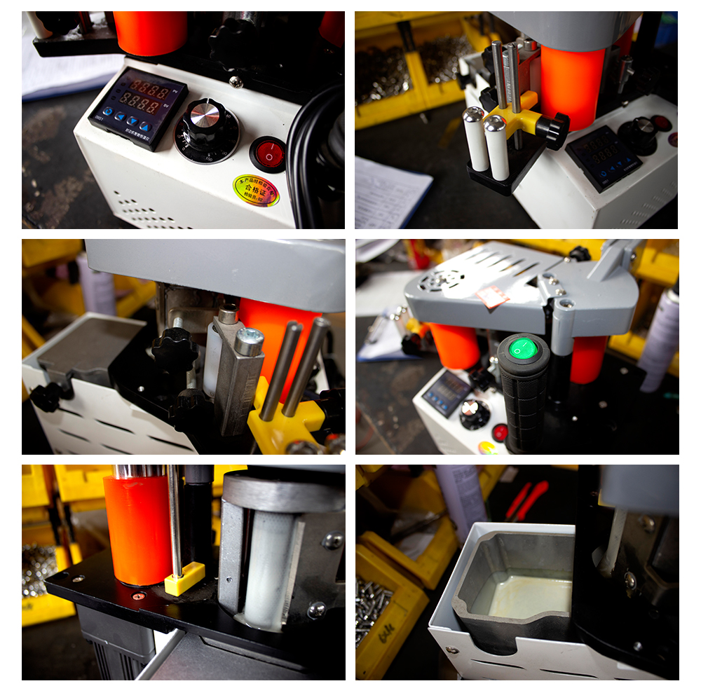 PVC Curve and Straight Mini Portable Edge Bander Manual Edge Banding Machine