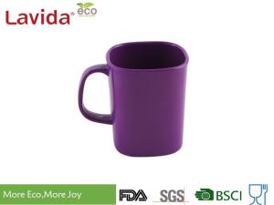 China Non - Fragile Purple Large Melamine Mugs Dishwasher Safe BPA Free For Special Events factory