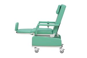 China Luxury comfortable hemodialysis chair electric model with 4 inch casters factory