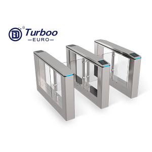 China Brushless Motor Access Control Turnstile 14 Pairs Infrared Sensor Swing Barrier Gate factory