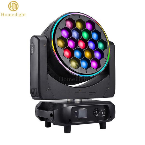 Hot Selling Professional Big Bee Eyes 19x40w Rgbw 4in1 Wash Zoom Led Moving Head