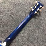 Custom OM Body Acoustic Electric Guitar Real Abalone Inlays Ebony Fingerboard
