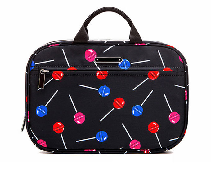 Multi Functional Folding L28*D8*H19 Cm Polyester Cosmetic Bag