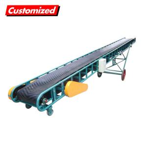 China Adjustable Height Movable Conveyor System Customized For Chemical Industry factory