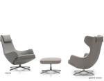 Grand repos lounge chair with ottoman by Antonio Citterio