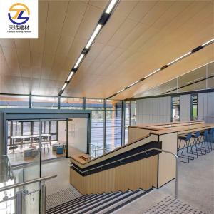 China Steel Interior PVDF Aluminium Cladding Tiles 1200mm Perforated Metal Ceiling factory