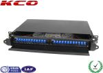 19'' Fiber Optic Terminal Box / Sliding Fiber Optic Patch Panel 24 Cores Full
