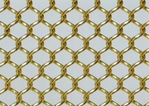China Anodized Oxidation 10ft Metal Coil Drapery Wire Mesh Curtains Partition Walls factory