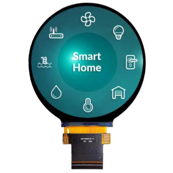 2.8 inch 480x480 Round TFT LCD Display Module with Tst -30°C to 80°C and 40pin ST7701S SPI RGB Interface