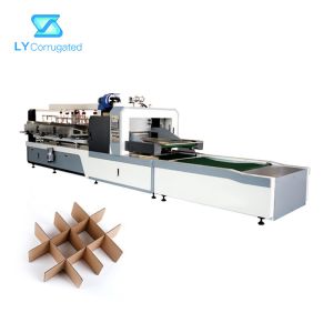 Clapboard Carton Box Machine , 70mm-250mm corrugated partition assembler machine