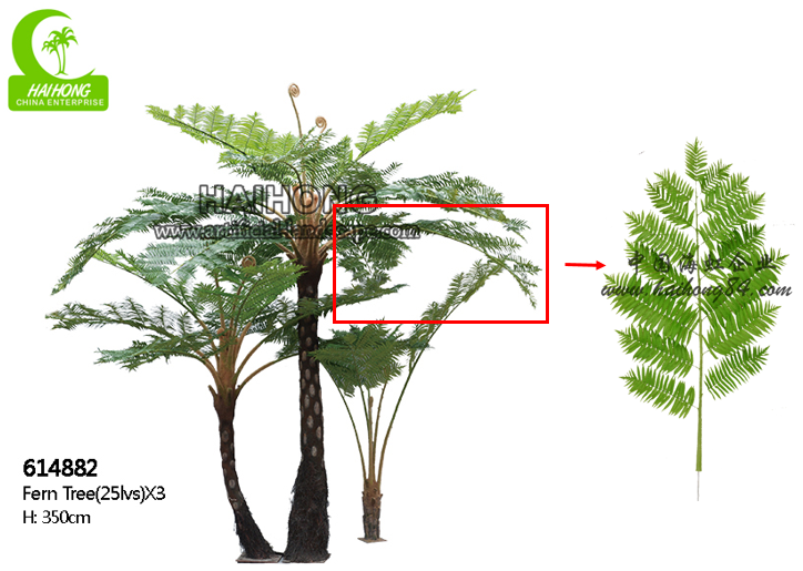artificial fern plants