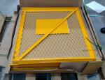 Yellow Gas Cylinder Storage Cages Used For Gas Tank And Cylinder Locker