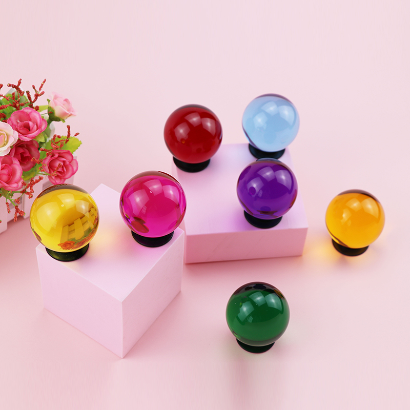 Transparent Clear Acrylic Contact Juggling Ball 70mm 75mm Color Customized