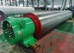 50KN/M Stainless Steel Body Rubber Covered Vacuum Press Roll in paper machine