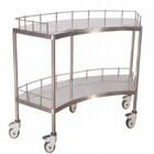 China 1400MM Surgical Instrument Stainless Steel Trolley 45CM Hospital Medical With Drawer factory
