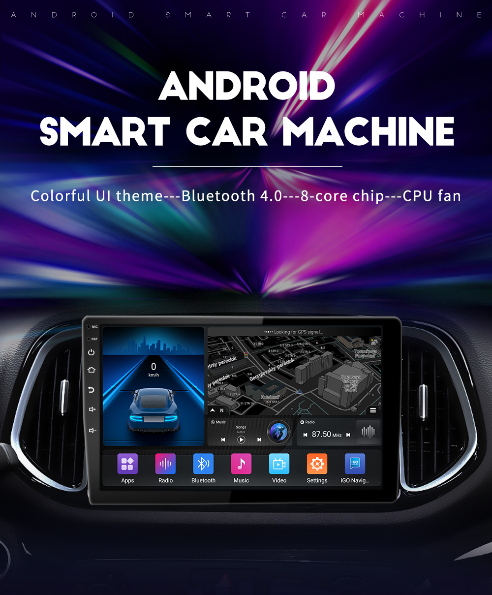 Carplay Android Auto 8 256 Car Stereo for Universal Android 9 Inch Car DVD Player