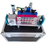 Aluminium Fabrication Fiber Optic Cable Blower , Pneumatic Cable Blowing Machine