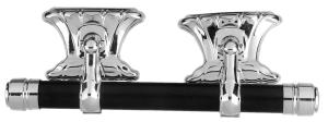 China Silver Plated Casket Swing Bar H Type American Metal Casket Fittings factory