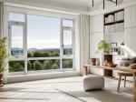 Dustproof Side Hung Aluminium Windows / Tempered Glass Casement Window