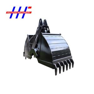 China Double Tank 360 Degree Excavator Bucket Digging Conch Claw factory