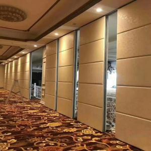 China Banquet Hall Movable Folding Sliding Door Partitions Sound Proof Partition Wall factory