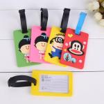 Promotional custom luggage tag/ pvc luggage tag/rubber luggage tag