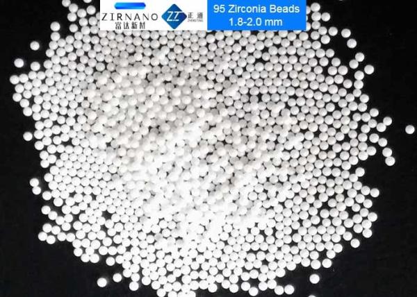 95 Zirconia Grinding Media Ceramic Beads High Strength For Electronic Ceramic