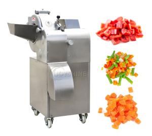 China 110 KG Industrial Vegetable Fruit Ginger Potato Carrot Dicing Slicing Cube Cutting Machine factory