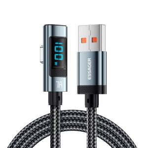 China ESSAGER ES-X47 Series USB A To C Cable 1m Short 2m Long 100W factory