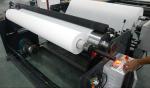 Plate Non Woven Slitting Machine / Automatic Stretch Film Slitting Rewinding