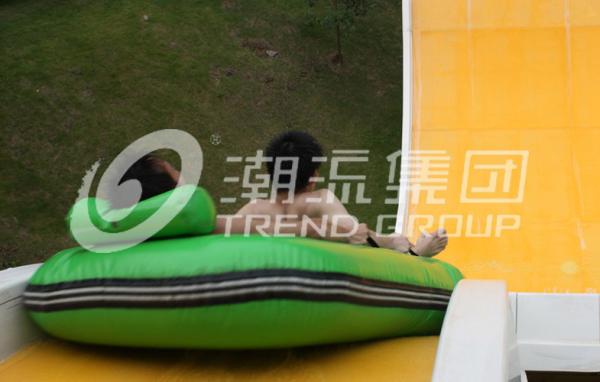 SS Fastener Aqua Park Equipment Swing Water Slide Ashland / DSM Resin