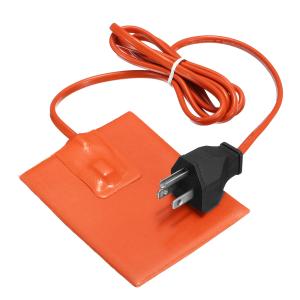 China Flexible Silicone Oil Pan Heater 200C 0.10mm High Temperature Resistance factory