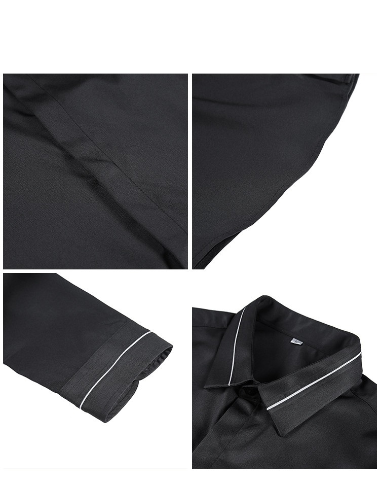 Digital Printing Men's Slim Fit Solid Color Long Sleeve Shirt for Styles Customized