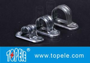 China BS4568 / BS31 Conduit Fittings Carbon Steel Spacer Bar Saddle With Base factory