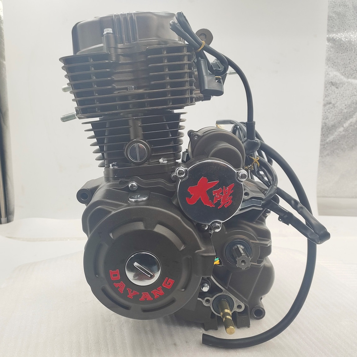 Wind Cooling 200cc Motorcycle Tricycle Engine Air Cooled CG200 Max Black Cylinder