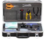 Fiber Optic Connector Termination Tool Kit , Mechanical Fiber Optic Splicing