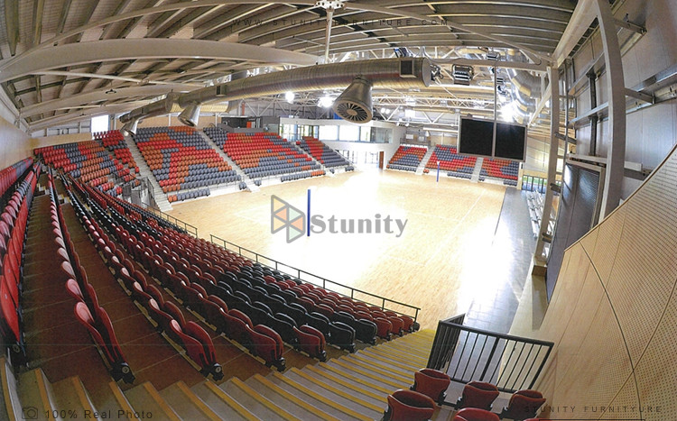 Auto Tip-Up UV Resistant HDPE Blow Molded Plastic Stadium Chair