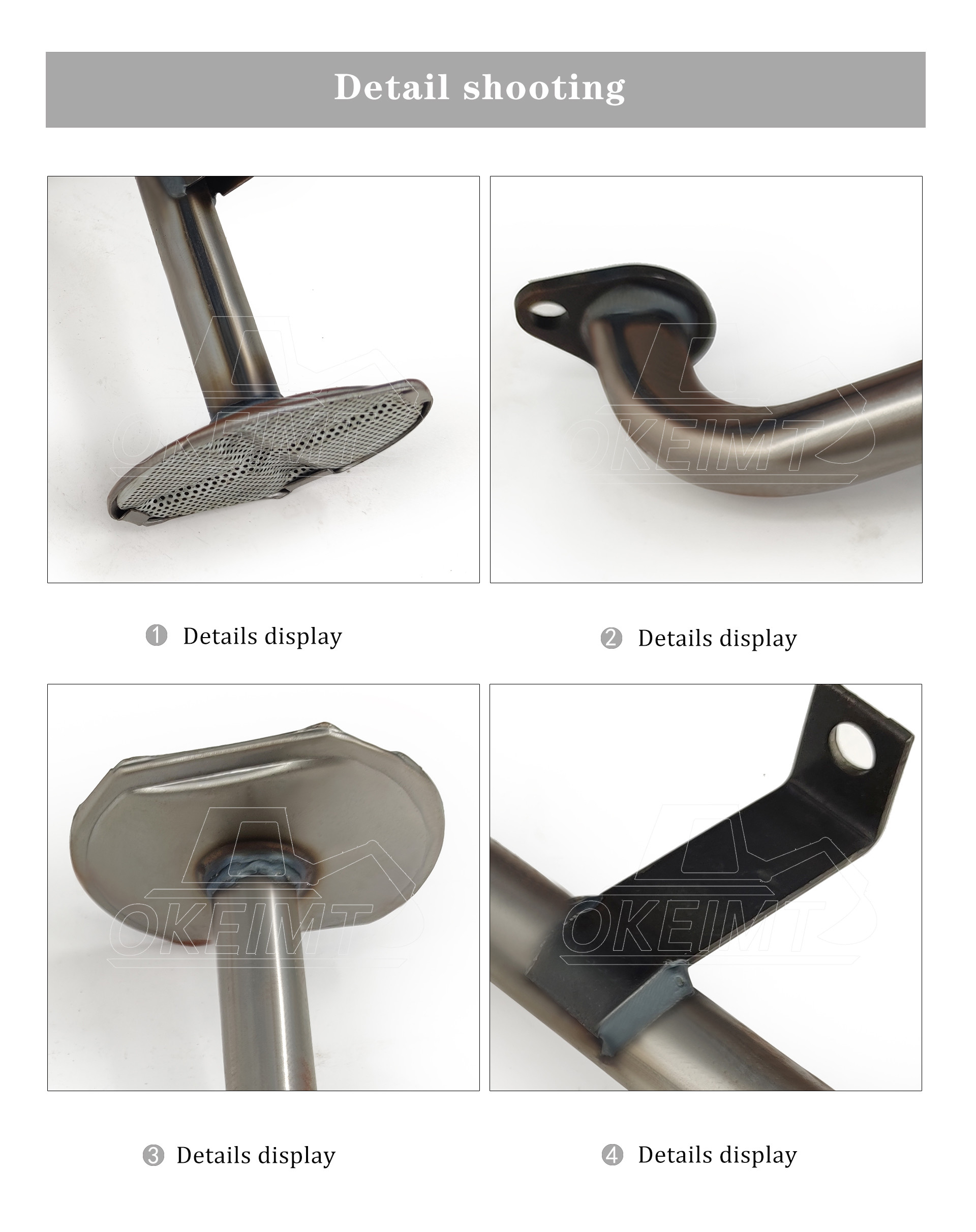 OKEIMT Excavator Engine Parts S6K Oil Suction Pipe Assembly