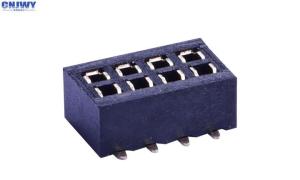 China U Terminal  2.1mm Height Female Header Connector  1.27mm Pitch on sale