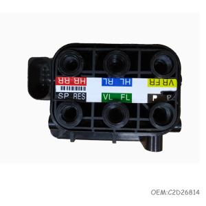 China C2D26814 Jaguar Air Valve Block / Air Suspension System Pump Block factory