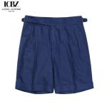 Breathable Men's Linen Shorts High Waist Loose Curled Casual Summer Quarter