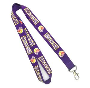 China Purple Custom Polyester Lanyards Personalized Environmental Protection factory
