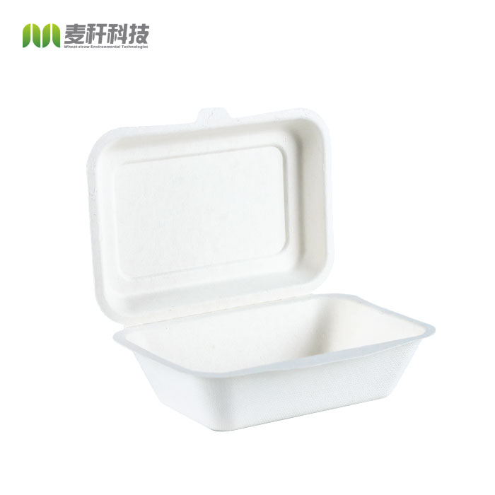 Sugarcane pulp paper packaging burger box container