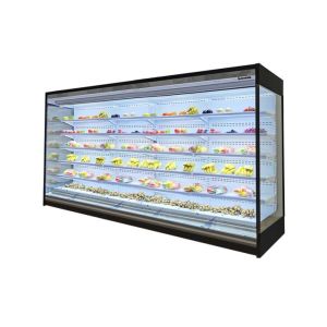 China Quiet Frost Free Multideck Open Chiller With Adjustable Shelf factory