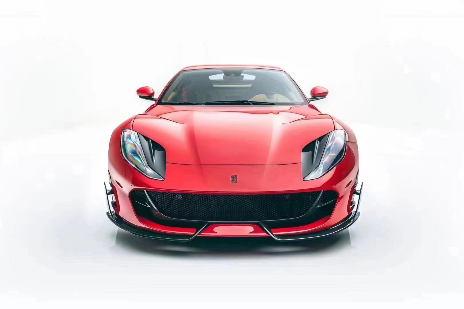 For Ferrari 812 Carbon Fiber Body Kit 812 Upgraded MSY Style Carbon Fiber Front Lip Diffuser Spoiler Body Kit
