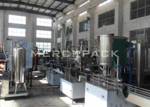 China Small Scale Carbonated Drinks Filling Machine / Carbonated Soft Drinks Bottling Plant factory