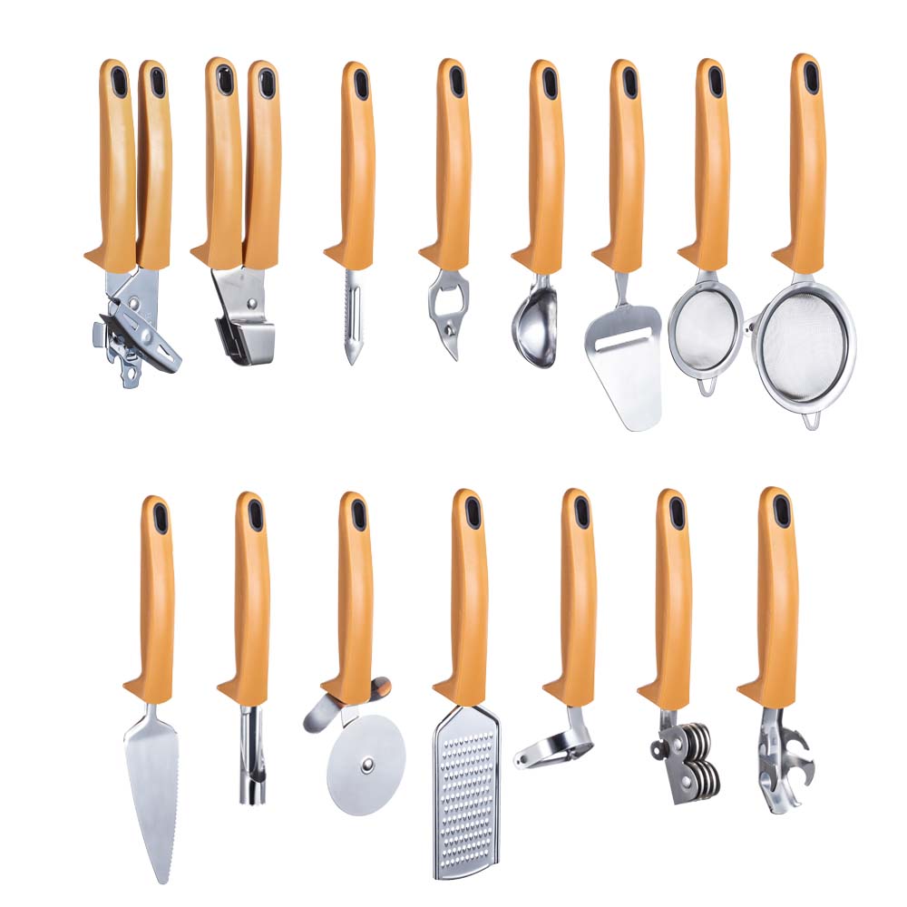 Acceptable OEM/ODM Stainless Steel Kitchen Cookware Set with Whisk and Utensils